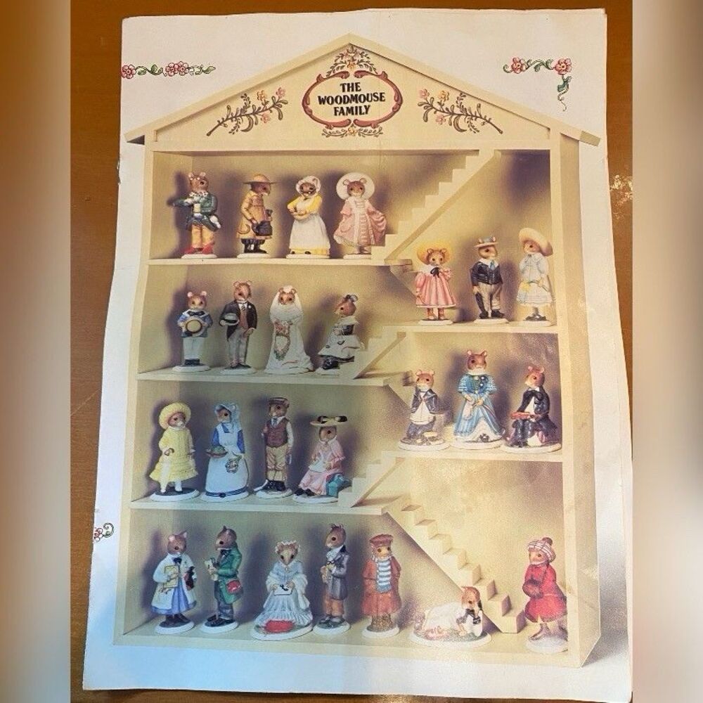 Vintage Woodmouse Family Catalog Booklet Franklin 1985